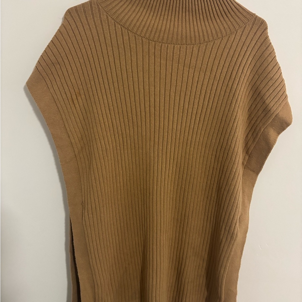 Stunning Banana Republic Camel Ribbed Knit Top See Measurements - Picture 3 of 8